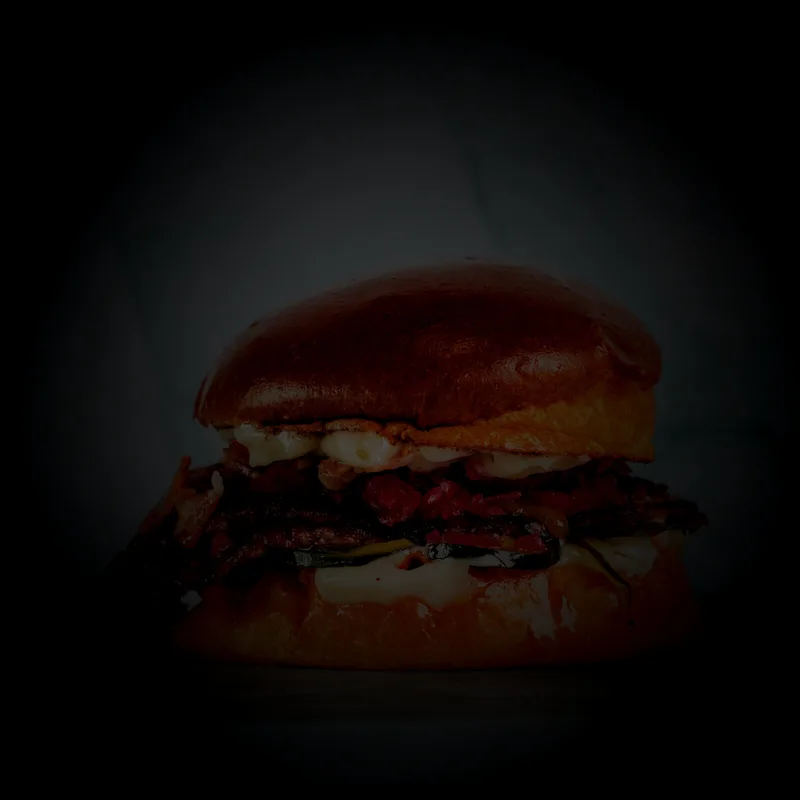 Cheese and Bacon, Doble Smash de ternera, queso cheddar, mayonesa de ajo confitado